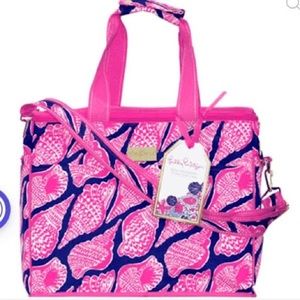 Lilly Pulitzer beach cooler NWT cute as shell bag